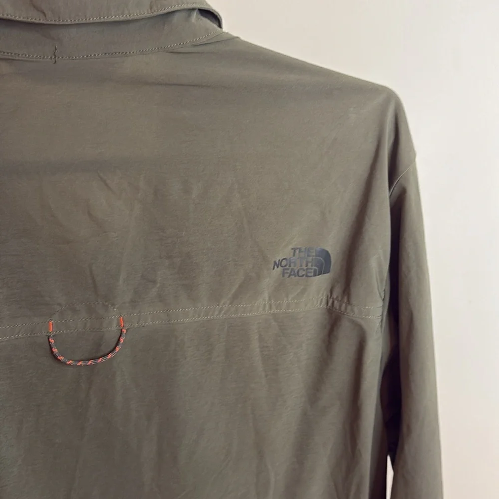 The North Face Men's Dark Olive Button-Down Casual Shirt